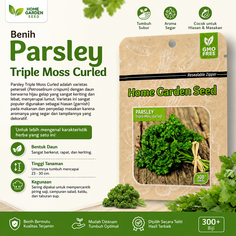 Benih Parsley Home Garden Seed