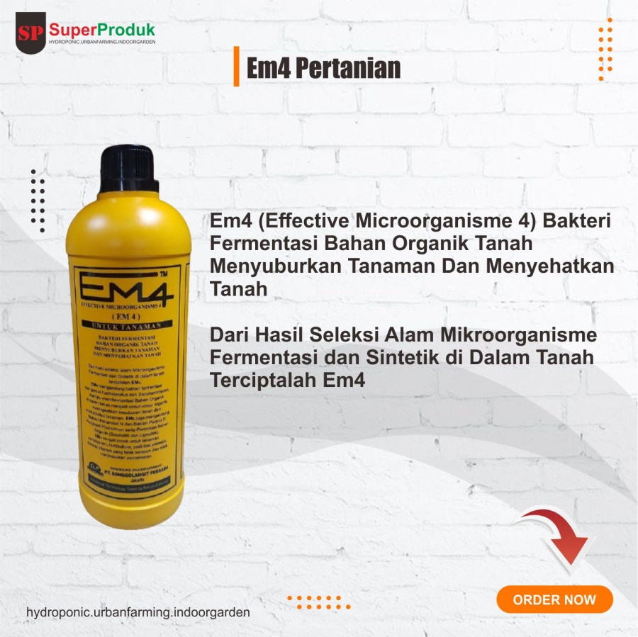Pupuk Organik Cair Mikroorganisme EM4 Pertanian