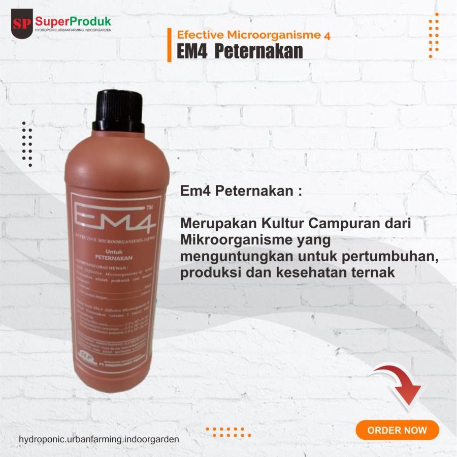 Mikroorganisme EM4 Peternakan 1liter