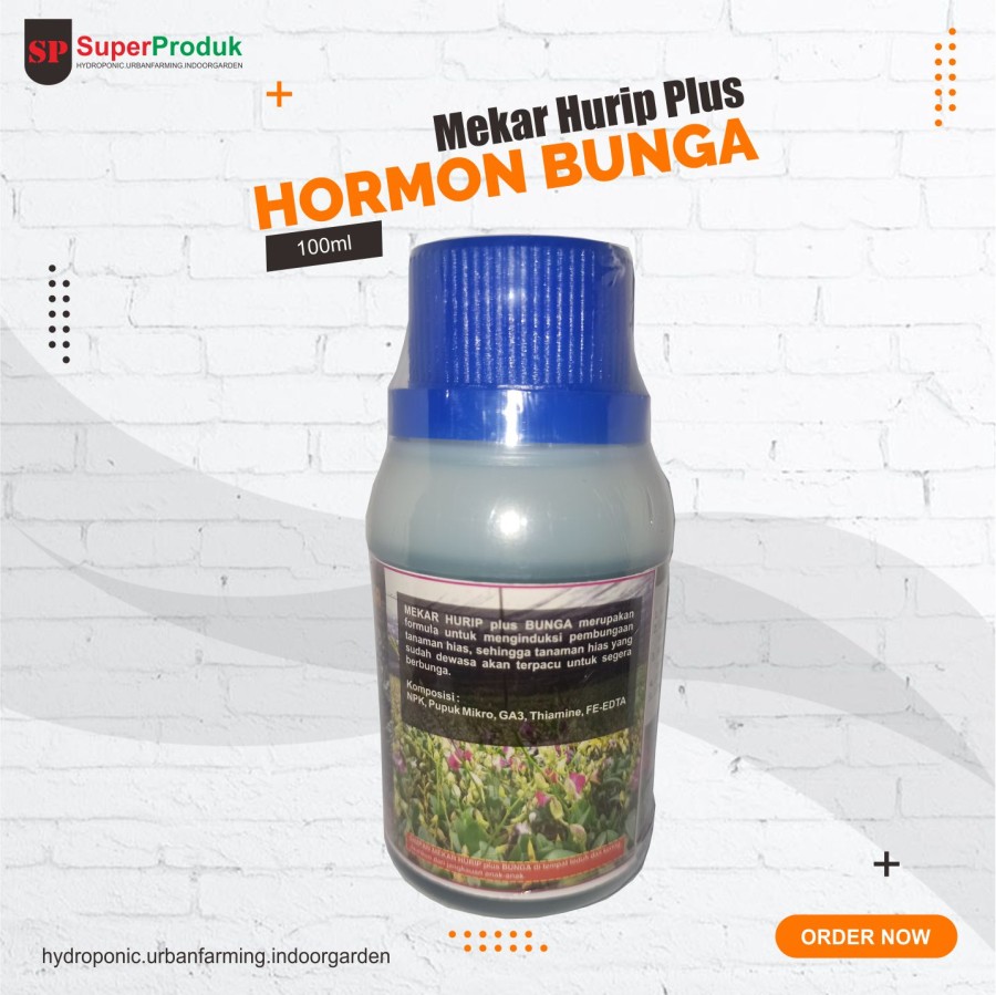 Pupuk Percepat Pertumbuhan Bunga- Mekar Hurip Plus 100ml
